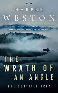 Pre Made Book Cover Slate Gray