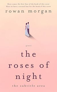Pre Made Book Cover Apricot Peach
