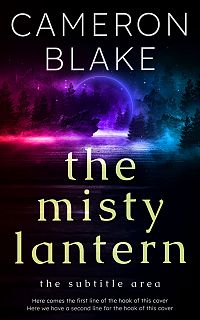 Pre Made Book Cover Ebony