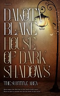 Pre Made Book Cover Metallic Bronze