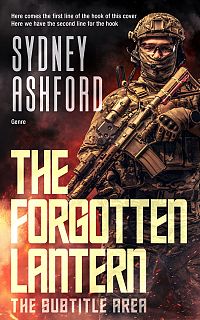 Pre Made Book Cover Gold Sand