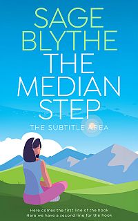 Pre Made Book Cover Curious Blue