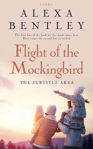 Premade Book Cover Stark White - ID 8929