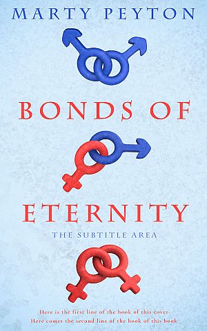 Premade Book Cover Tropical Blue - ID 21725