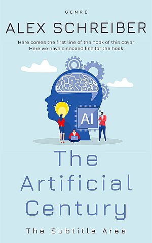 Premade Book Cover Jagged Ice - ID 34642