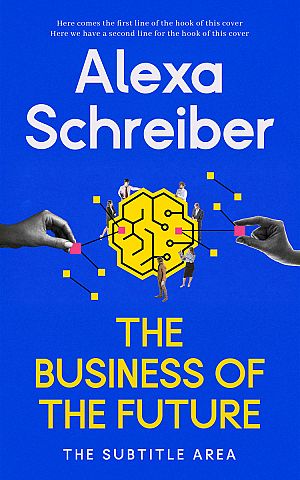 Premade Book Cover Science Blue - ID 34661