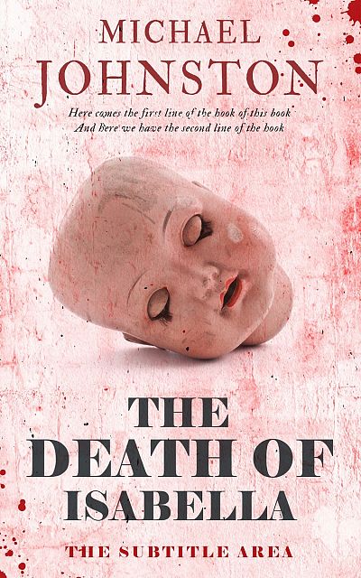 Pre Made Book Cover Cherub