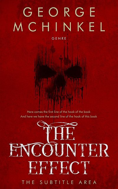 Pre Made Book Cover Dark Burgundy