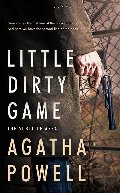 Pre Made Book Cover Cod Gray