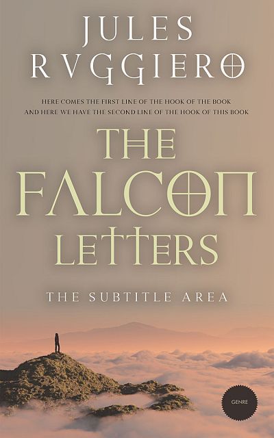 Pre Made Book Cover Sandrift