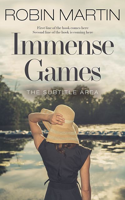 Pre Made Book Cover Soft Amber
