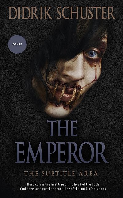 Pre Made Book Cover Cod Gray
