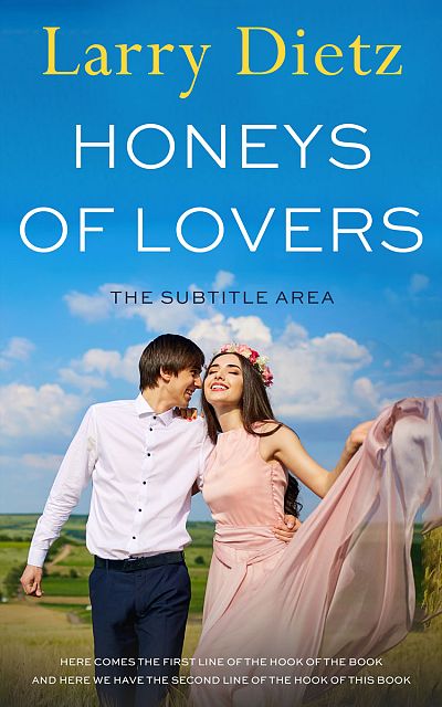 Pre Made Book Cover Curious Blue