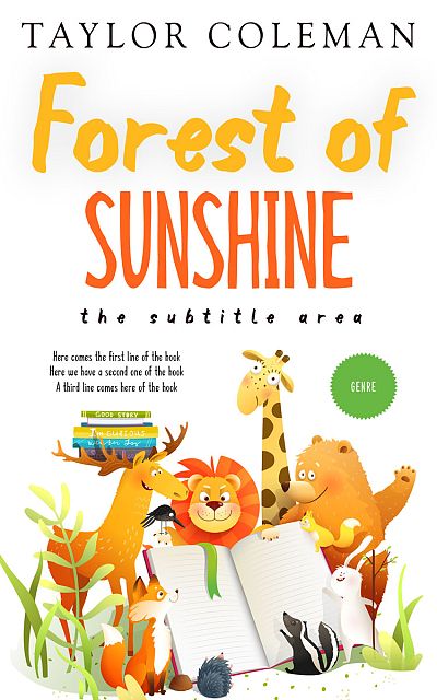 Pre Made Book Cover Pampas