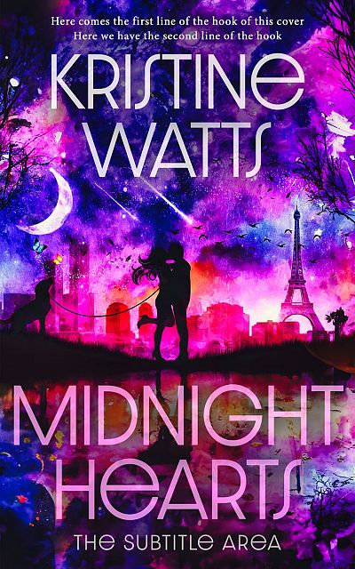 Pre Made Book Cover Orchid