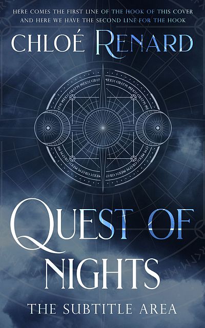 Pre Made Book Cover Cloud Burst