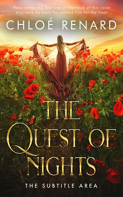 Pre Made Book Cover Harvest Gold