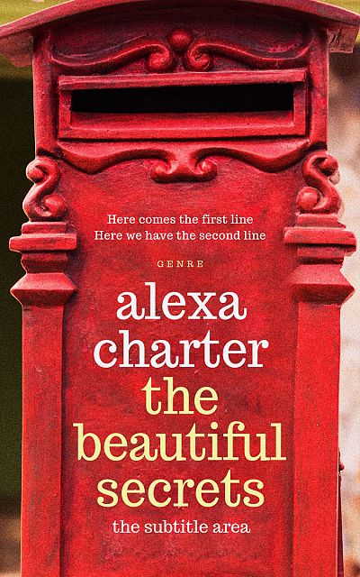 Pre Made Book Cover Persian Red