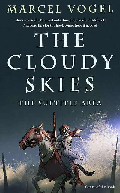 Pre Made Book Cover Outer Space