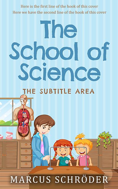 Pre Made Book Cover Link Water