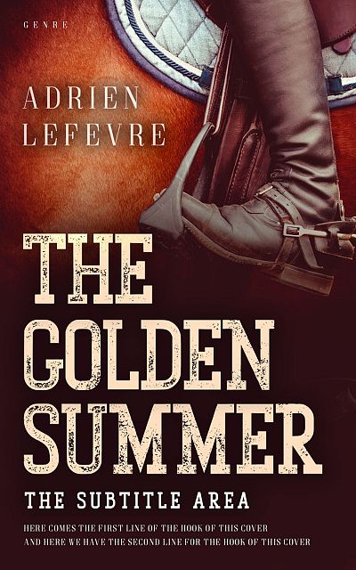 Pre Made Book Cover Cameo