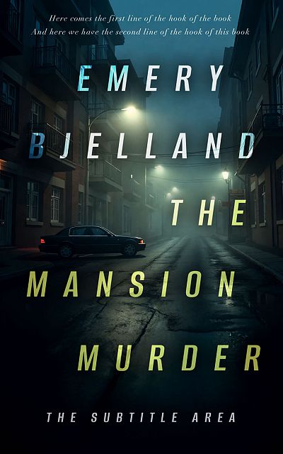 Pre Made Book Cover Bunker