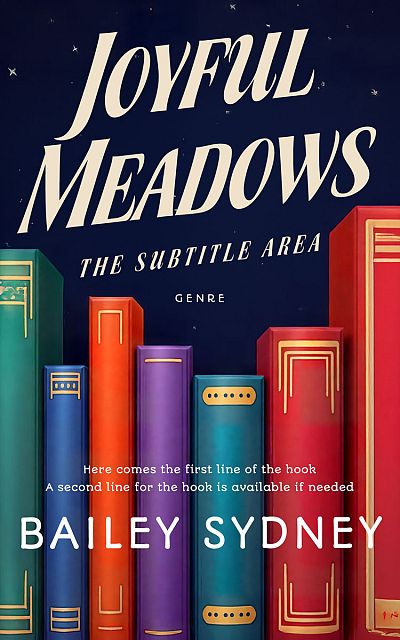 Pre Made Book Cover Mirage