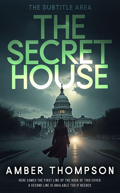 Pre Made Book Cover Mirage