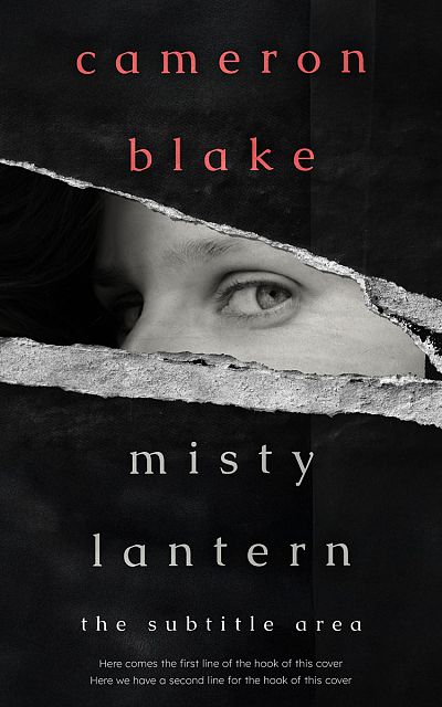 Pre Made Book Cover Cloudy
