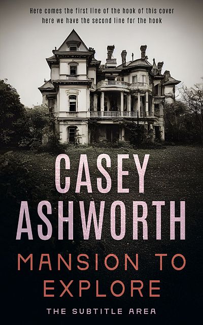 Pre Made Book Cover Log Cabin