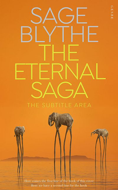 Pre Made Book Cover Ochre