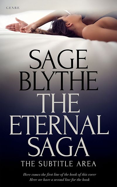 Pre Made Book Cover Swirl