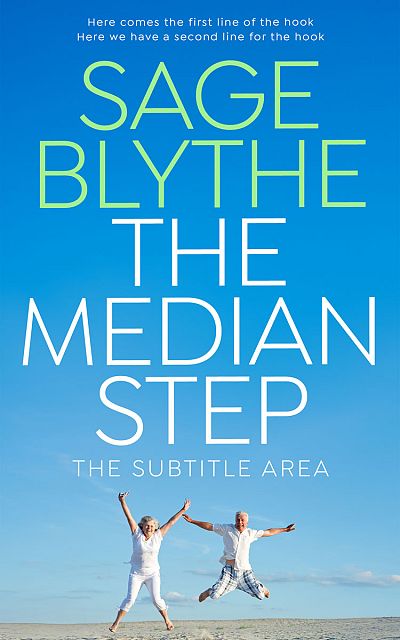 Pre Made Book Cover Curious Blue