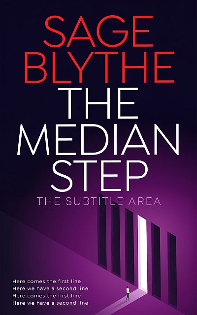 Pre Made Book Cover Violet