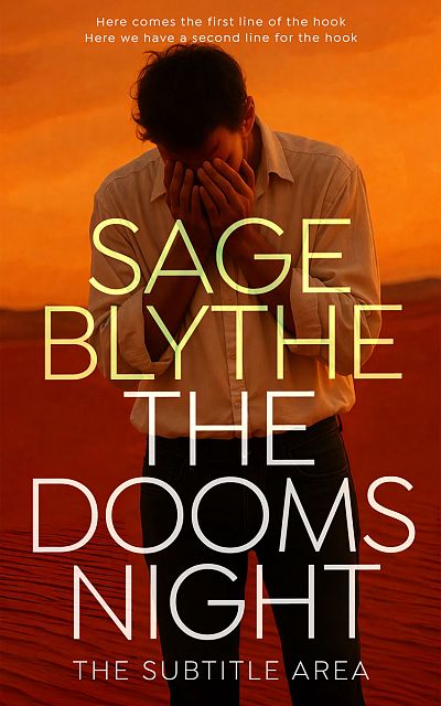 Pre Made Book Cover Fire Bush