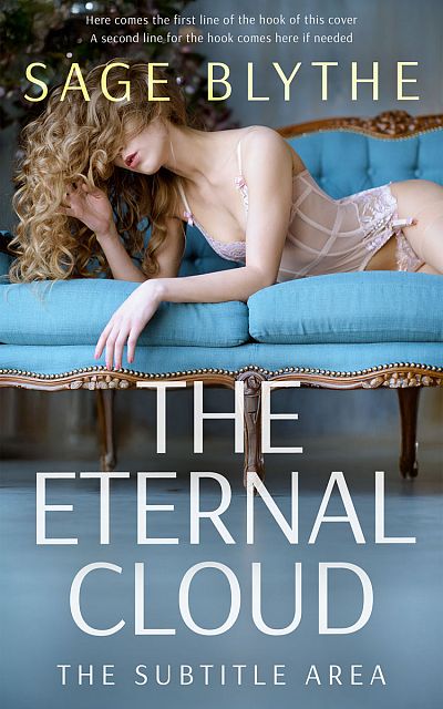 Pre Made Book Cover Pale Sky