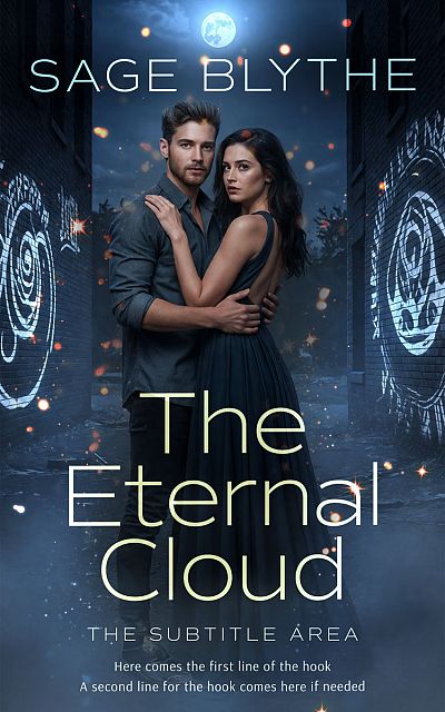 Pre Made Book Cover Ebony Clay