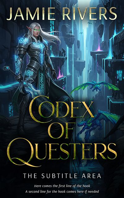 Pre Made Book Cover Aztec