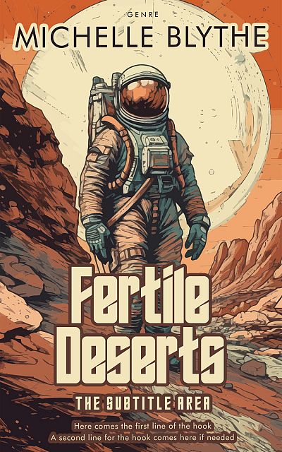 Pre Made Book Cover Chamois