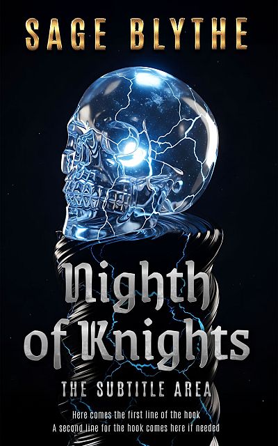 Pre Made Book Cover Gray Nickel