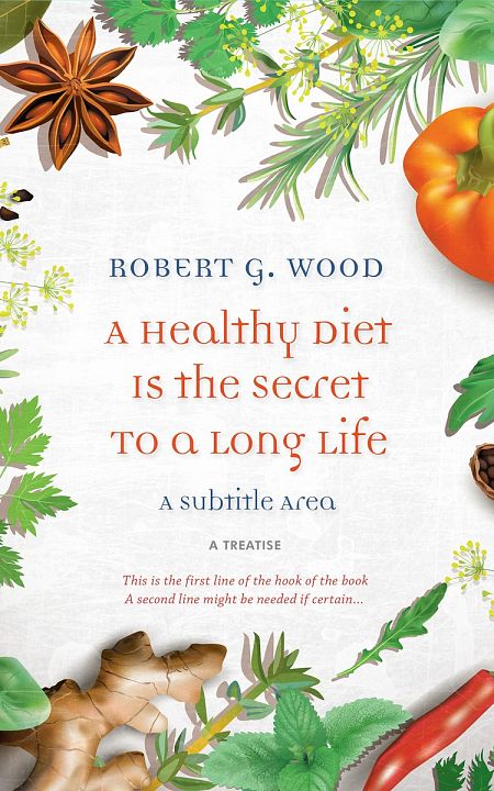 Related Premade Health & Dieting & Fitness Book Cover: Hippie Green #0202