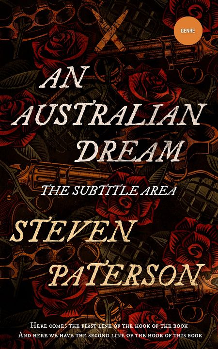 Related Premade Abstract Book Cover: Antique Brass #2726