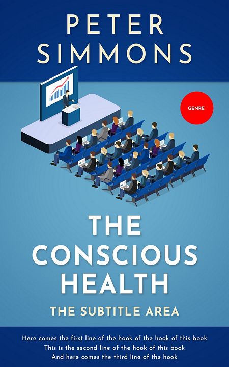 Related Premade Business Book Cover: Hippie Blue #2788