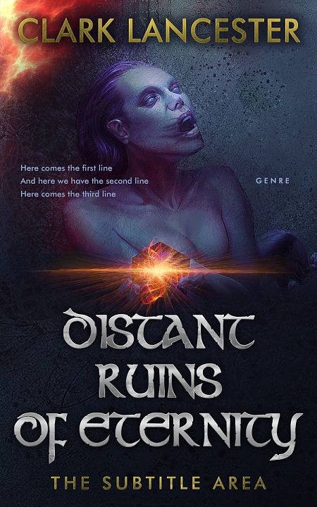 Related Premade Fantasy Book Cover: Steel Gray #3971