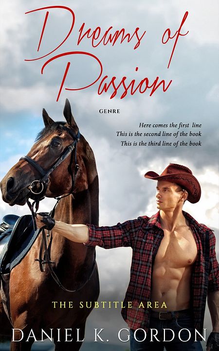 Related Premade Western Book Cover: Cocoa Brown #5118