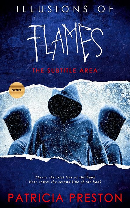 Related Premade Abstract Book Cover: Black #5293