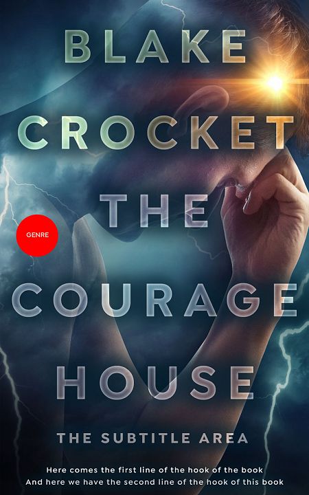 Related Premade Abstract Book Cover: Ebony Clay #6368