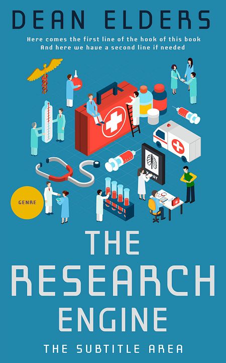 Related Premade Medical Book Cover: Eastern Blue #6726