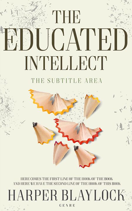 Related Premade Abstract Book Cover: Ecru White #6796