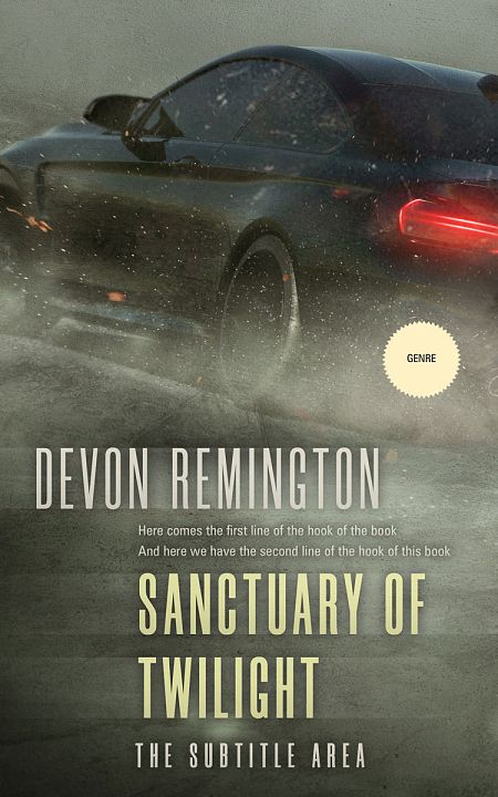 Related Premade Action & Adventure Book Cover: Fuscous Gray #7603